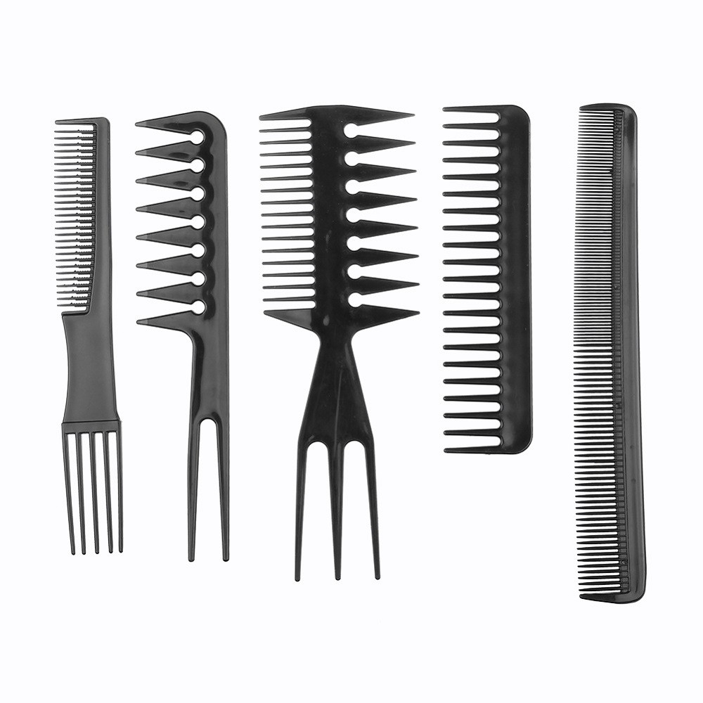 Sisir Rambut barbershop 10 Set - Black