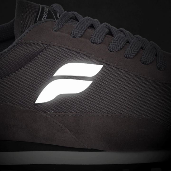 Sepatu Sport Kanvas Kets Running Pria/Cowok Sneakers Footwear | Fusion Grey Reflective |FORIND FSTP