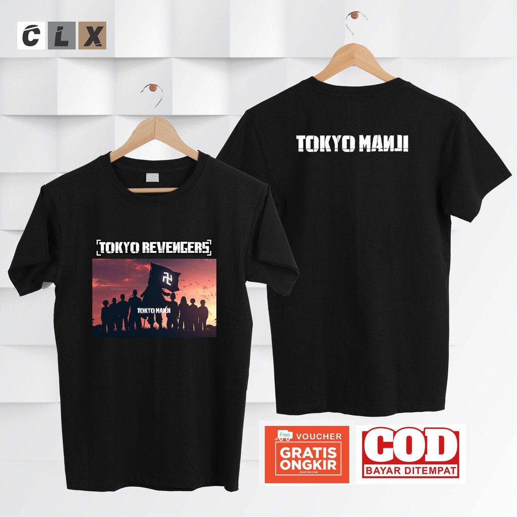 KAOS TOKYO REVENGERS / BAJU TOKYO MANJI / TOMAN / MIKEY