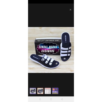 Sandal Selop Wanita Remaja Model Terbaru/Sandal Flat Nevada Murah Harga Grosiran