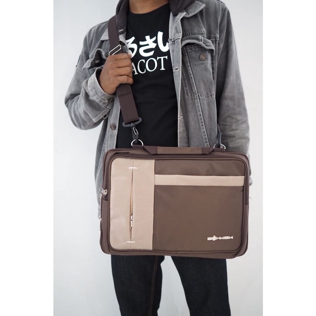 Tas Laptop / case laptop Selempang MOHAWK code HK11 size 13, 14, 15 inch RESLETING FULL dan RESLETING TIDAK FULL