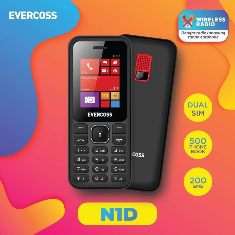 Hp Evercoss N1D Candy Bar - Resmi