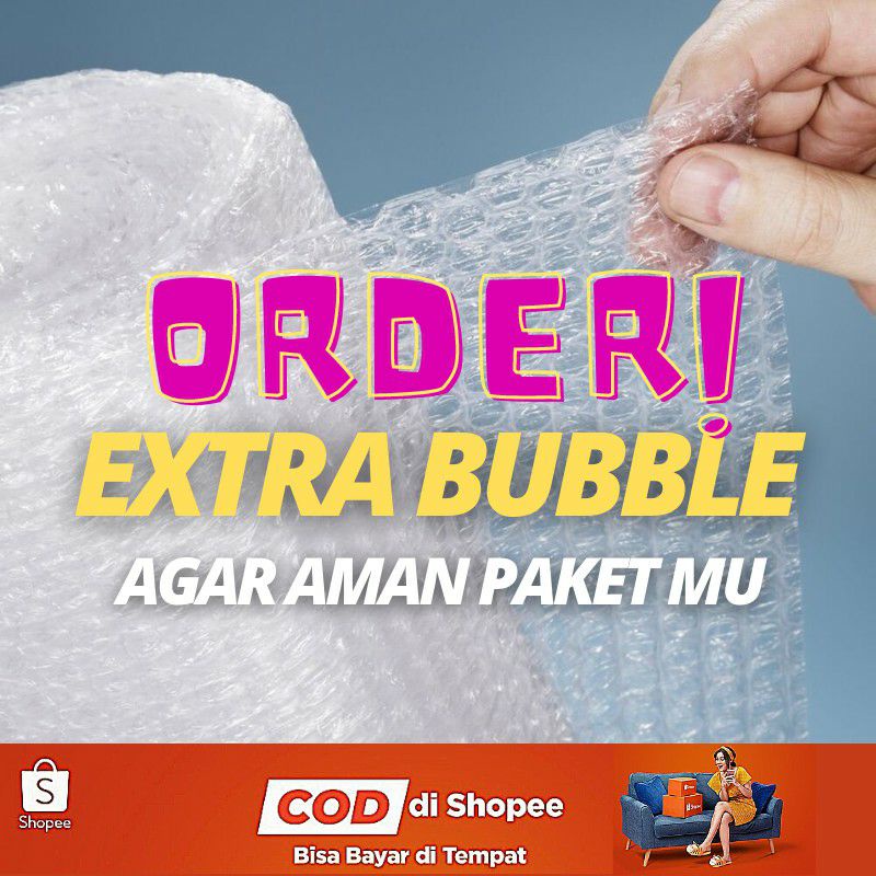 

Extra Packing Tambahan Bubble Wrap - detail pd deskripsi
