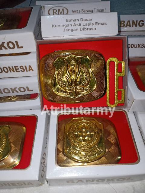 SABUK KOPEL SECURITY SATPAM &amp; BANGKOL 3D IKAT PINGGANG PERLENGKAPAN ATRIBUT SECURITY - KS03R