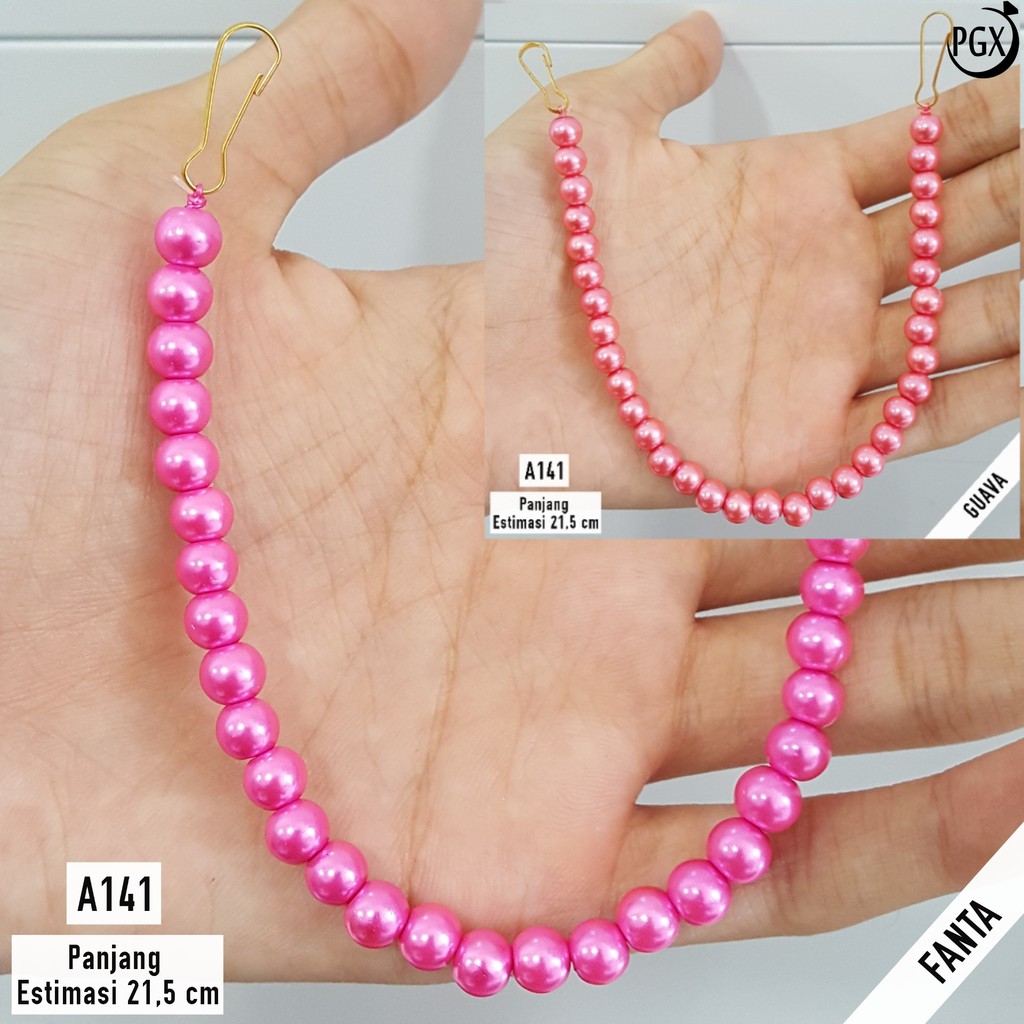 PGX Konektor Masker - Pengait Masker Hijab Mutiara - Aksesoris Masker - A141-FANTA / GUAVA