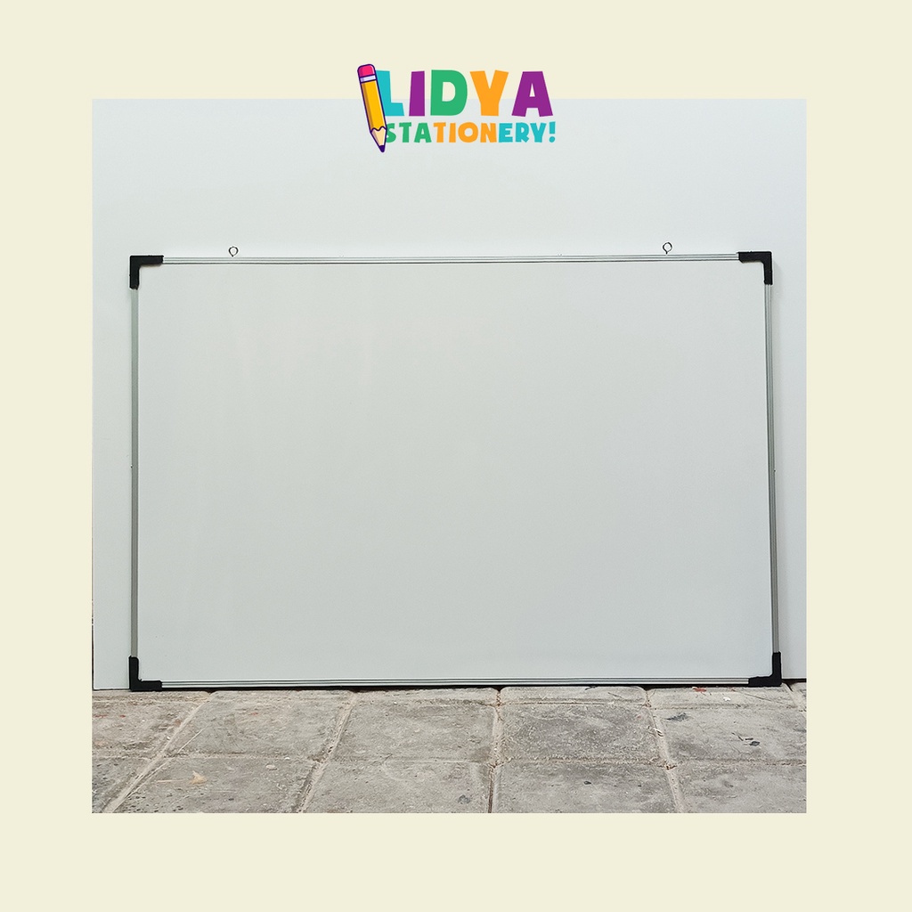 

Whiteboard - Non Magnetic - 60cmx90cm - List Alumunium - Papan Tulis