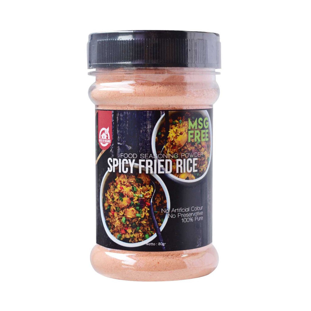 House Of Organix Spicy Fried Rice 80 Gr Food Seasoning Powder