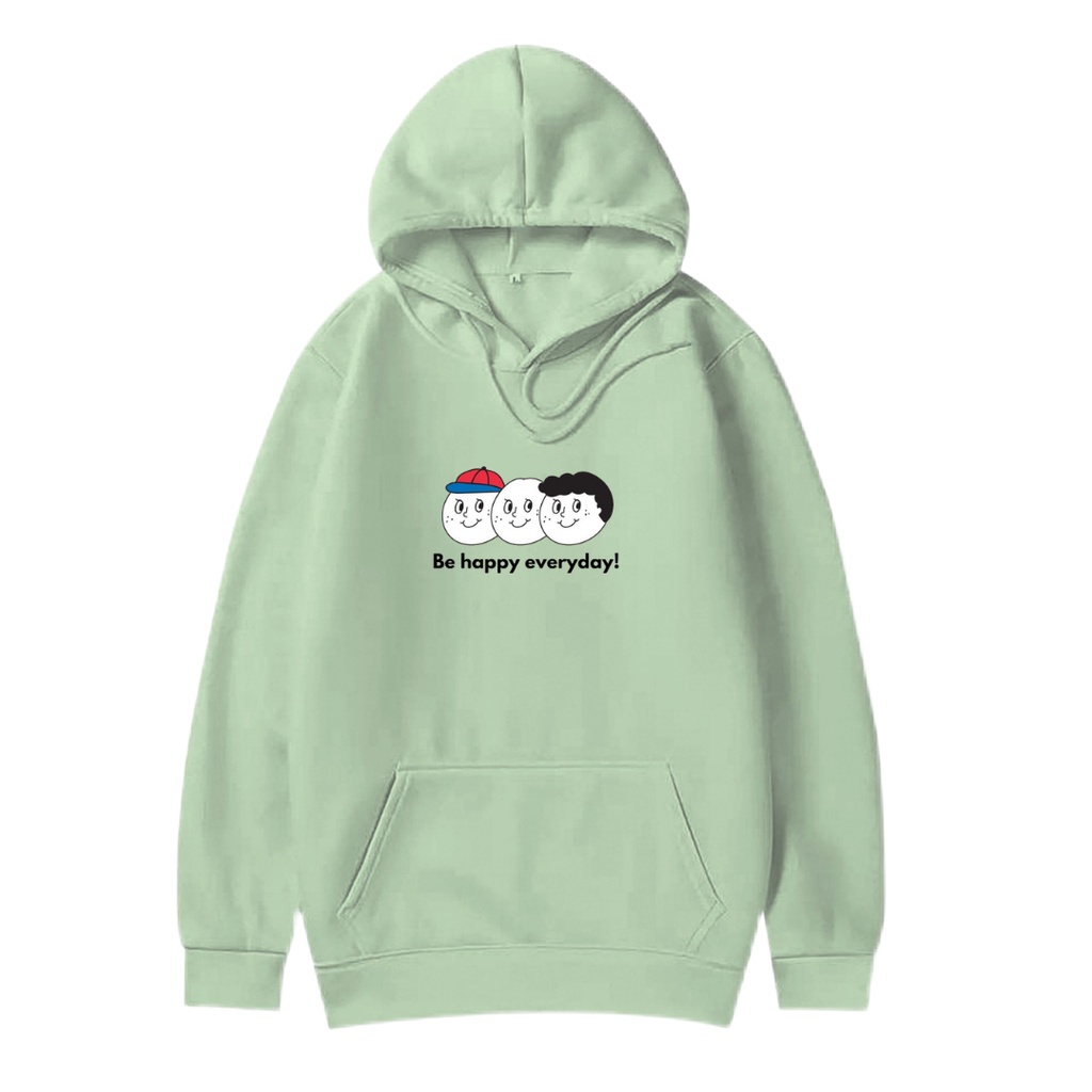 BE HAPPY EVERYDAY HOODIE JUMPER ANAIRAOFFICIAL