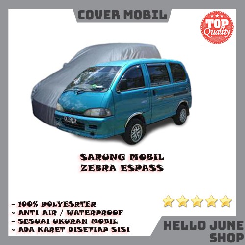 Sarung Mobil ESPASS Body Cover Mobil Zebra Espas Minibus Sarung Selimut Tutup Bodi Mobil Espass
