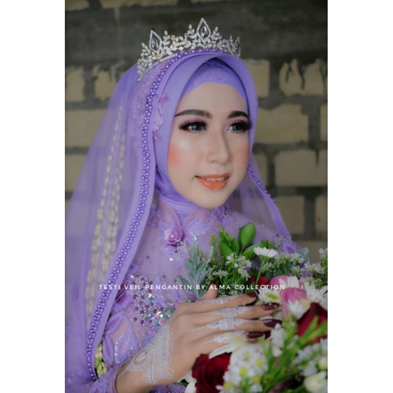 (COD) Veil pengantin list mutiara/Slayer pengantin