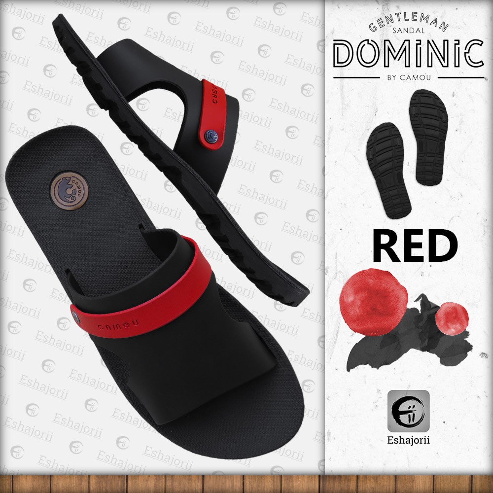 Sandal Slide Pria Full Karet Mens Slipper - Dominic