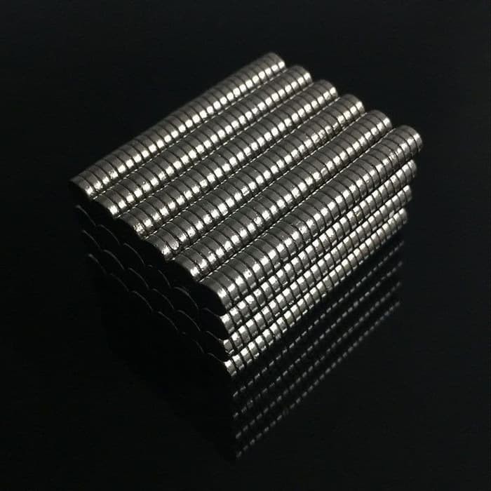 Magnet Daya Rekat Kuat - Round Neodymium 4X2mm (10pcs)