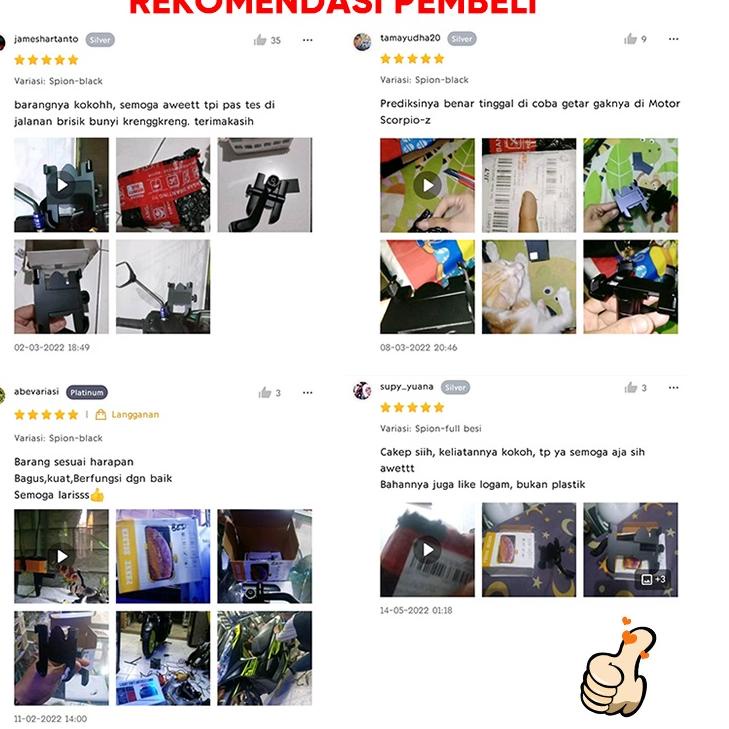 Bagus Dipakai.. holder hp motor besi di stang/phone holder hp motor beat/holder hp motor stang/tempa