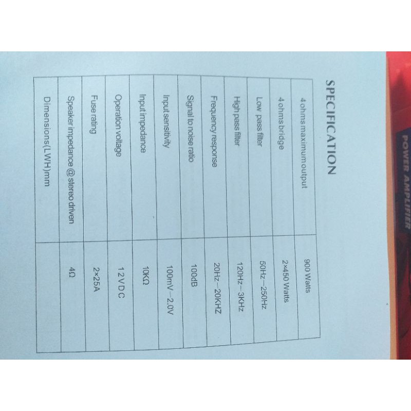 power hollywood hw-8000