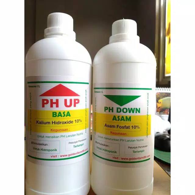 PH UP dan PH DOWN - paket perawatan hidroponik