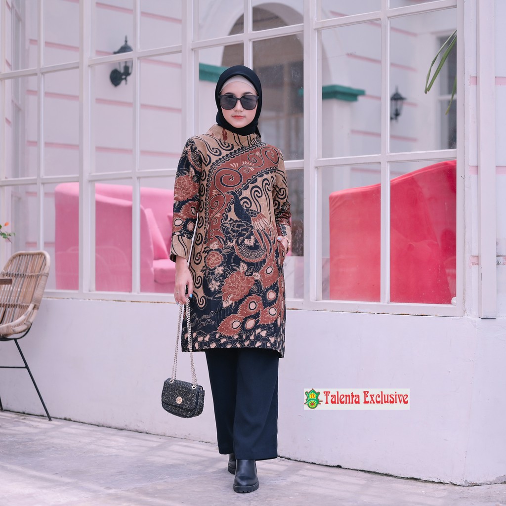 TUNIK BATIK WANITA MODERN BAHAN HALUS PREMIUM