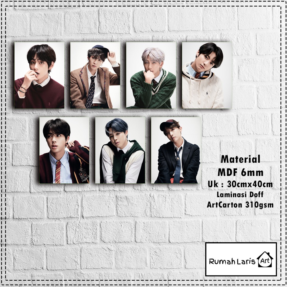 

POSTER BTS UKURAN 30X40 EDISI MAP OF THE SOUL