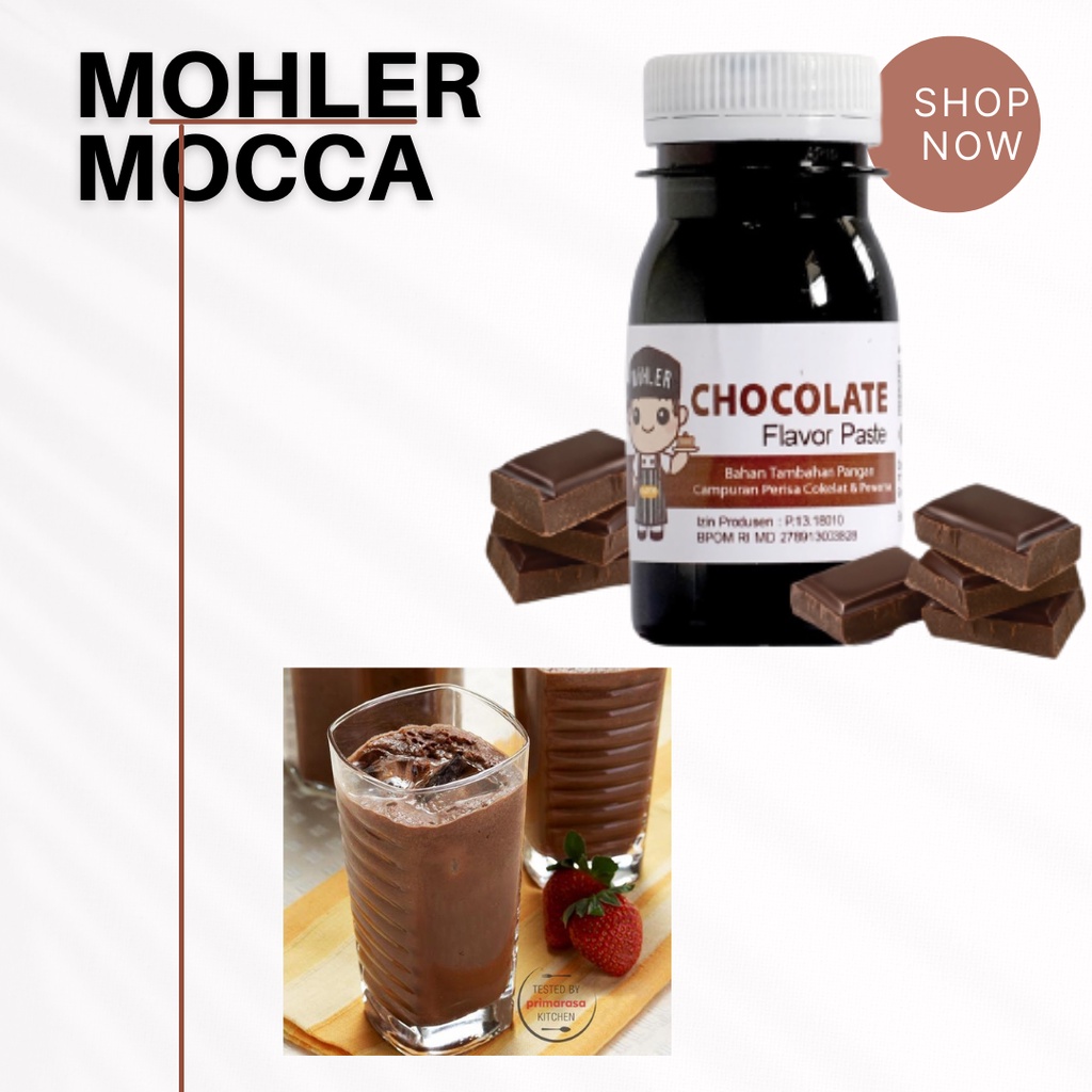 

Möhler Flavor Paste Coffee Mocha - Pasta Perisa & Pewarna Coffee Mocha 60Gr / PERISA MOHLER RASA MOCCA