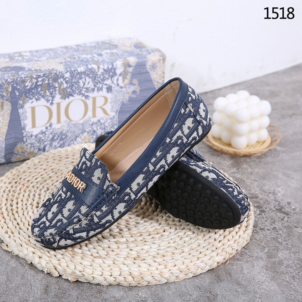 DR Ja'Dr Oblique Jacquard Flat Shoes #1518