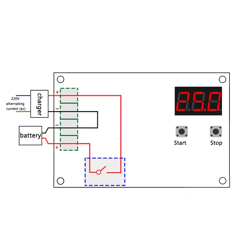 Btsg XH-M604 Modul Pengisian Dengan Untuk Perlindungan Lithium Charging Boa