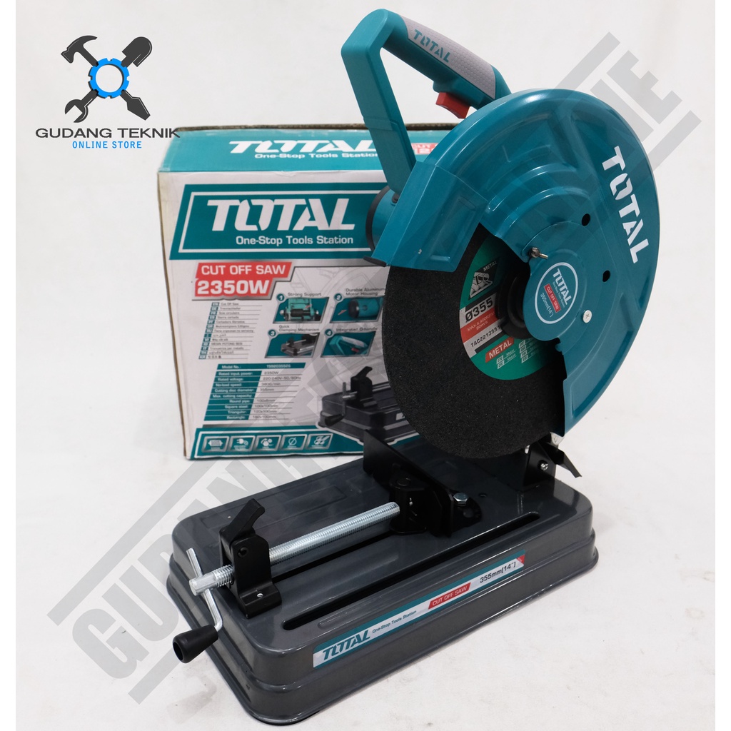 Cut Off Saw Total 14&quot; TS92035526 / Mesin Potong Besi Total 14Inch TS 9203552 - Mesin Cut Off Total