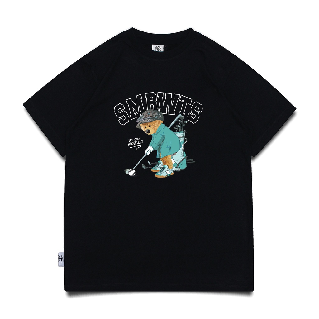 Smravvuts Tshirt | Pegolf | Bear Series | Hitam