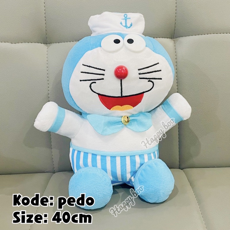 boneka doraemon pelaut / doctor dokter sailor doraemon pedo medium sedang