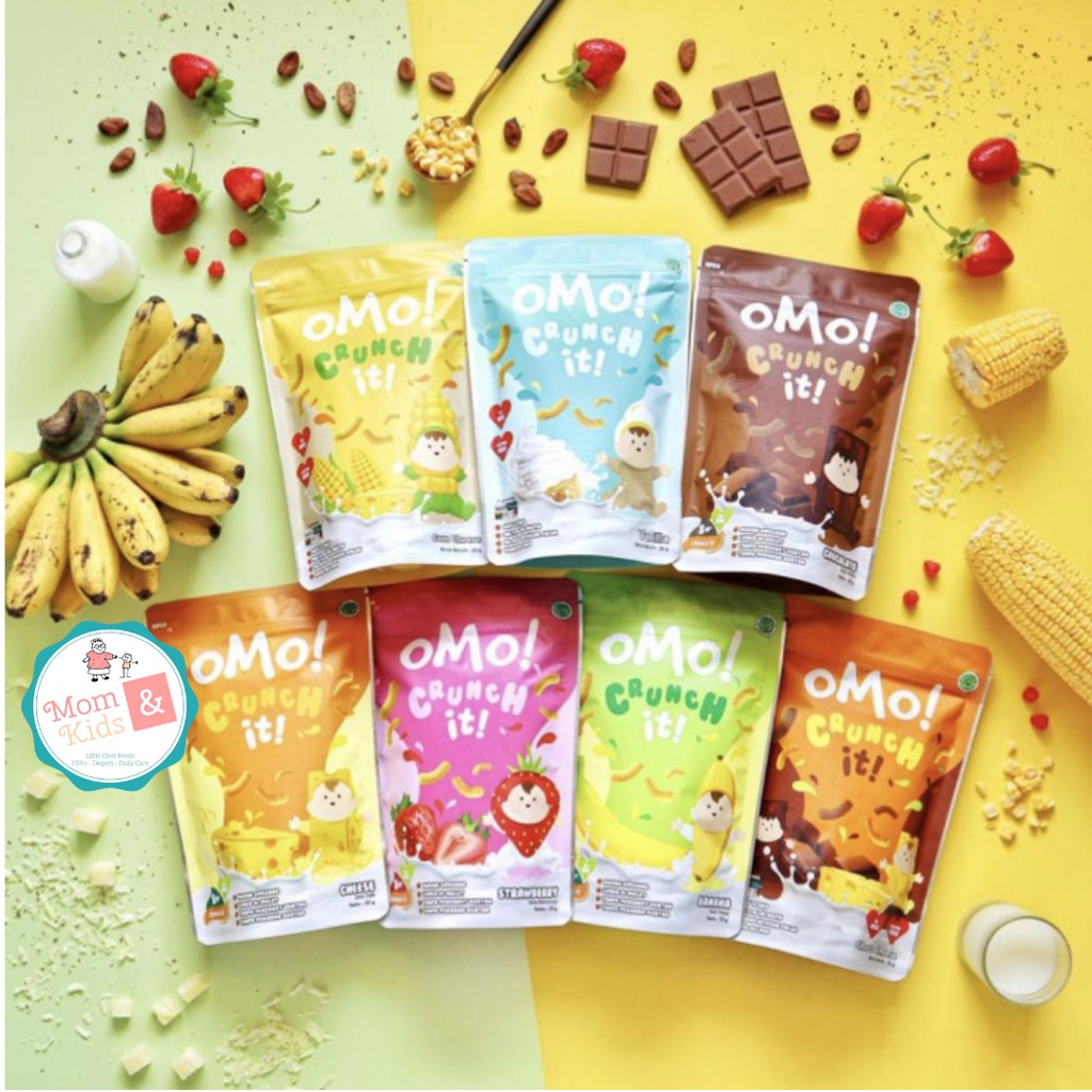 OMO! OMO Crunch It - Omo Healthy Snack Bayi / Snack Sehat Bayi Anak