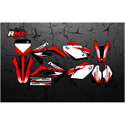 DECAL CRF 150 R FULLBODY (004) DEKAL STIKER CRF 150 LAMA HITAM MERAH, KUNING, HIJAU, BIRU TUA/MUDA, 