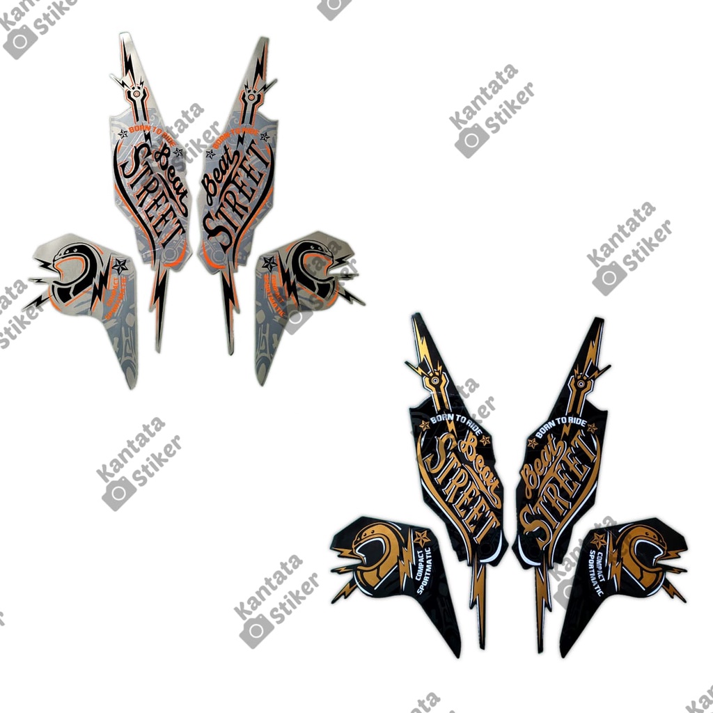 Stiker Striping Motor Honda beat street 2019