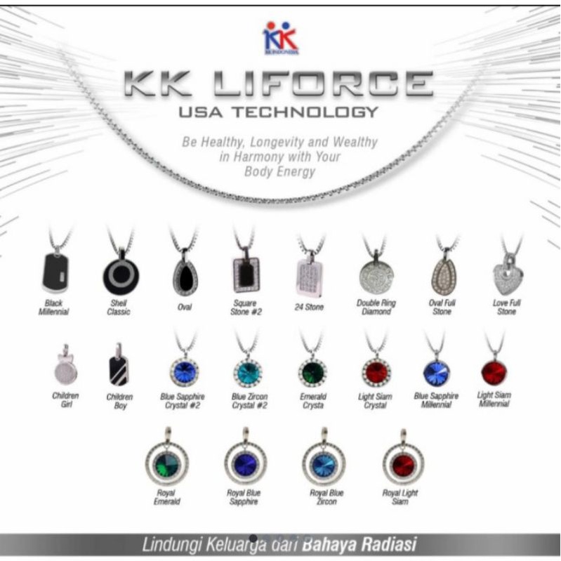 kalung kesehatan KK liforce