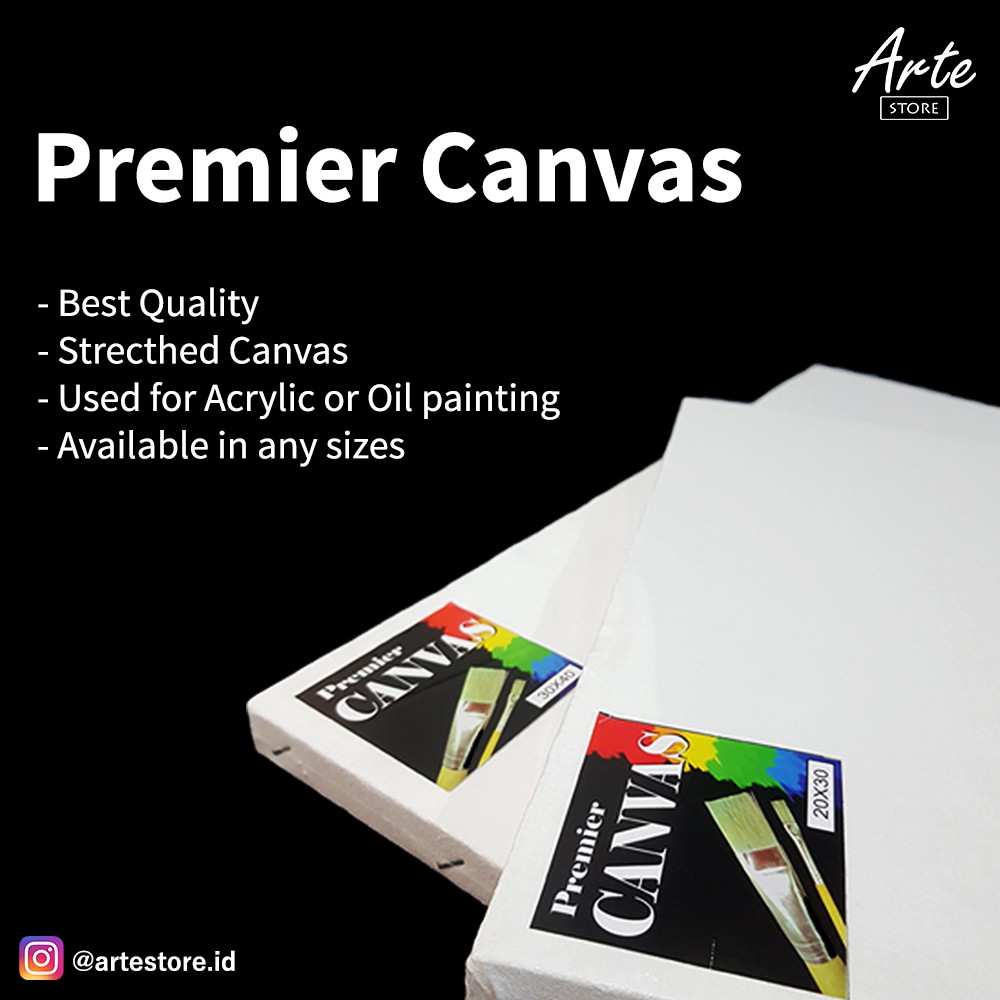 Kanvas Lukis Premier 30x25 cm