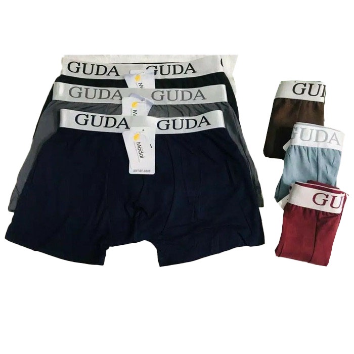 1 Pcs Boxer Pria Premium PakaianDalam Laki Laki