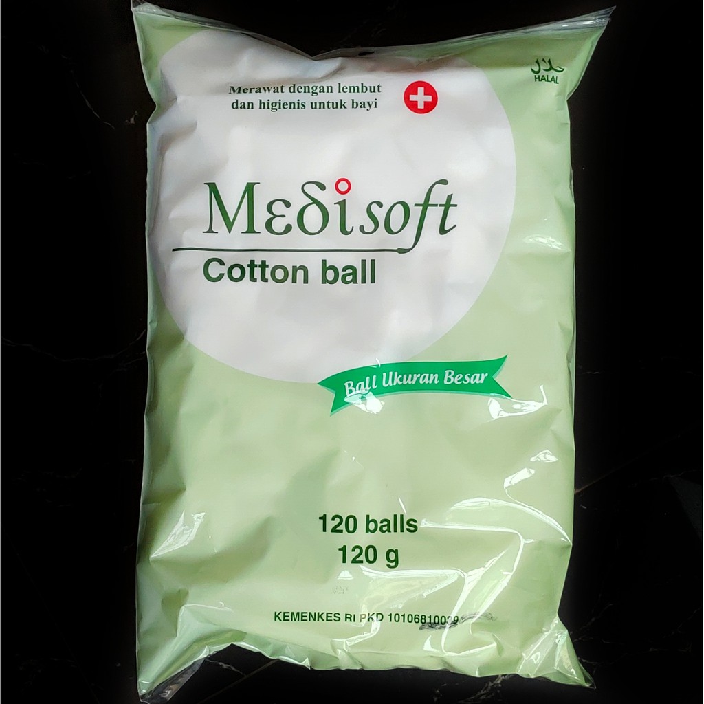 Medisoft Kapas bulat 75 gr Medisoft Cotton Ball 120 gr