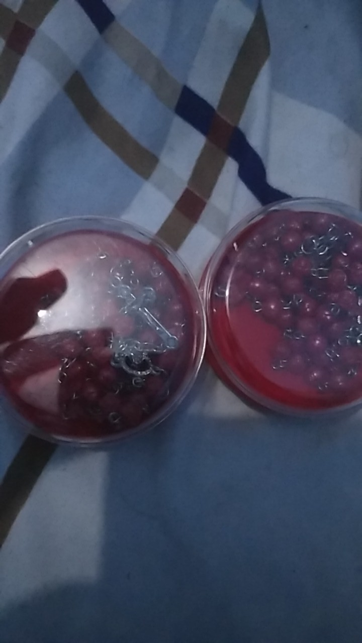 Rosario Motif Mawar Merah + Kotak