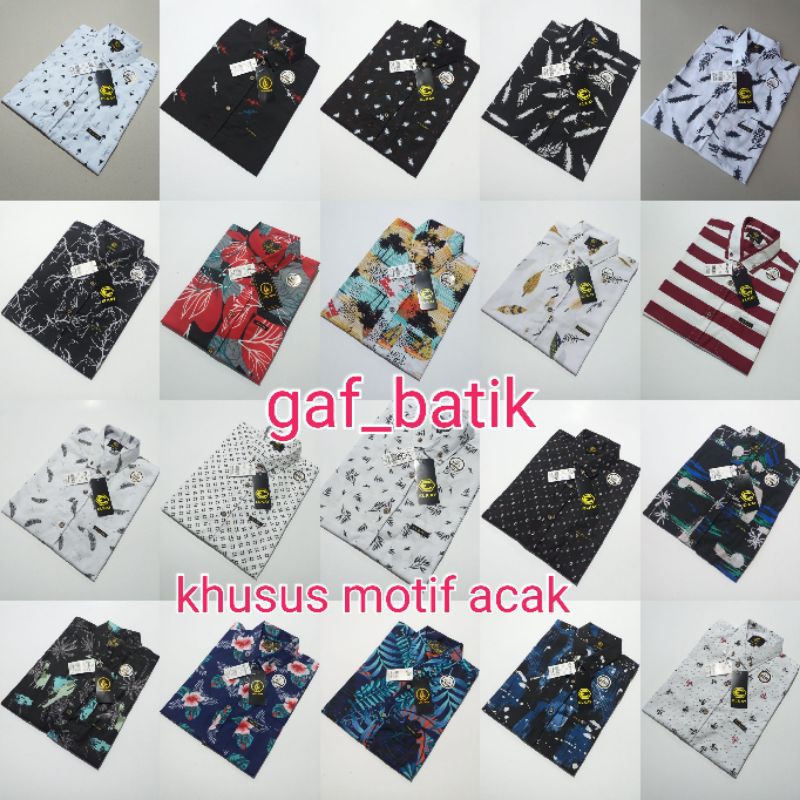 (Khusus Random) Kemeja Surfing | Hem surving | kemeja surfing Distro murah | grosir Kemeja Surfing