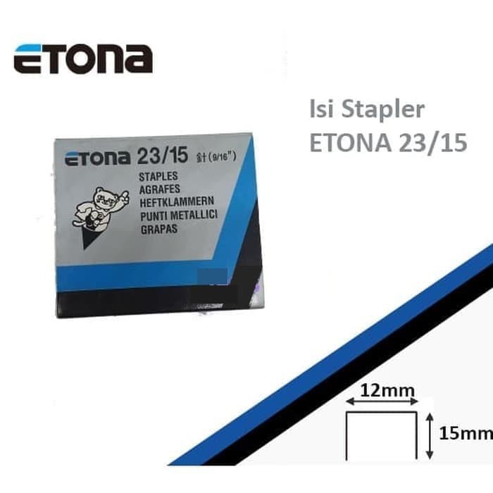 

Staples / Isi Stapler Etona 23/15