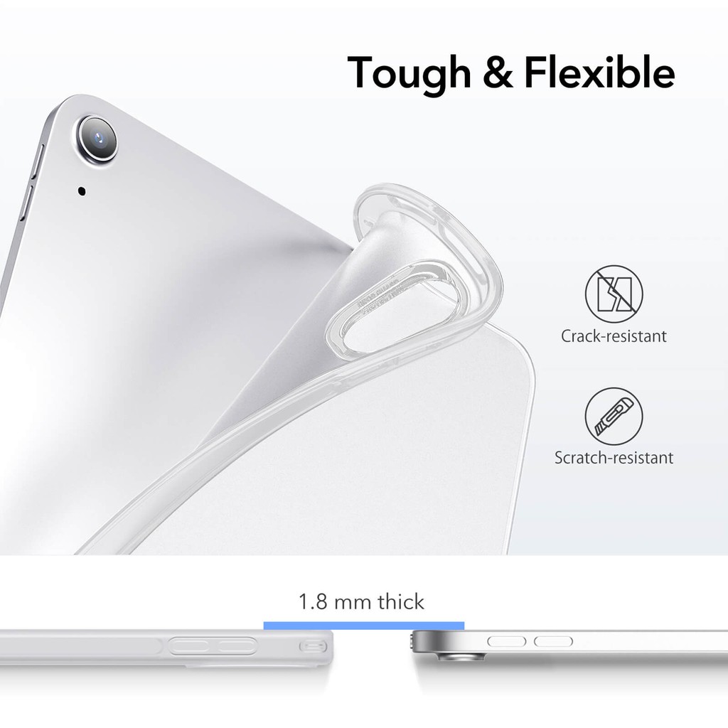CASE BENING IPAD AIR 5 2022 ( IPAD AIR 5th Gen) / AIR 4 2020 ( IPAD AIR 4th Gen) 10.9 inch CLEAR CASE IPAD