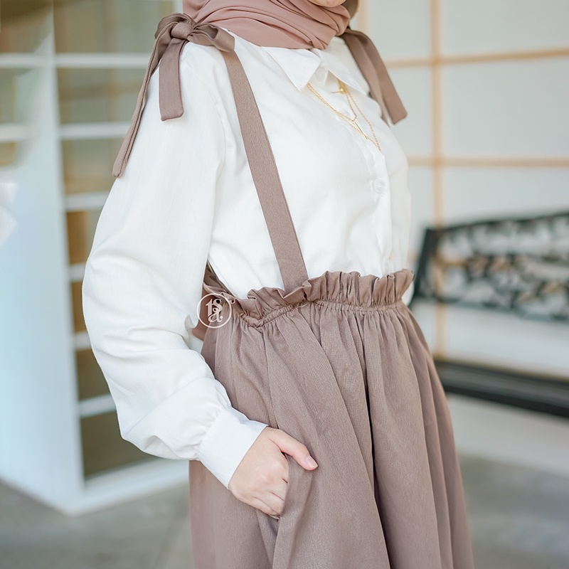 AZURA OVERALL SKIRT (OVERALL ONLY TANPA INNER) / TERUSAN WANITA