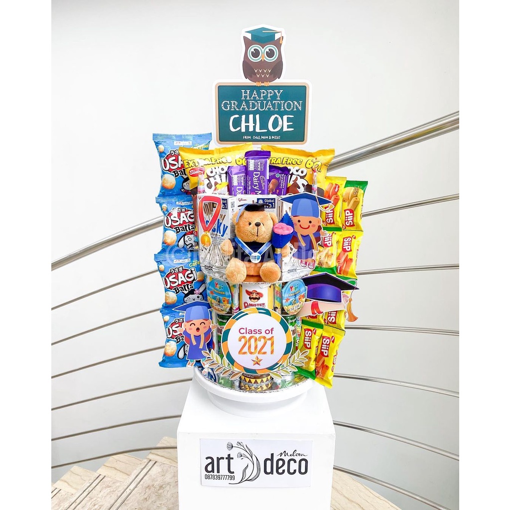 

Snack Tower Premium | Gift Birthday - Anniversary - Graduation | Set Hadiah & Hampers Makanan