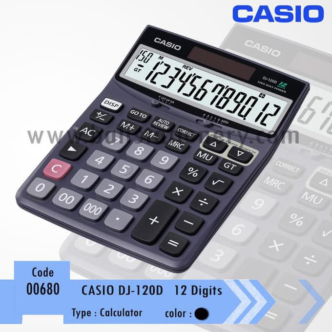 

Monggo] Kalkulator Casio Dj-120D