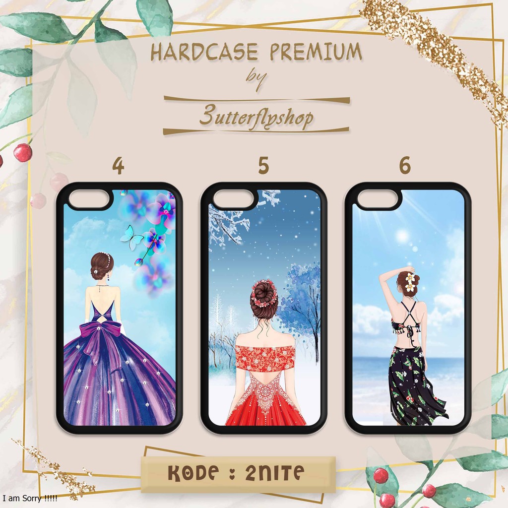 [HARDCASE] glamour dress girly casing case Oppo Vivo Realme Redmi Xiaomi Samsung Iphone