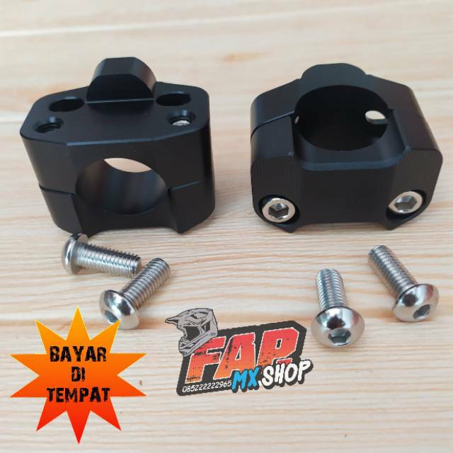 Raiser stang pendek 4cm KLX CRF KTM YZ trabas grasstrack enduro trail adventure