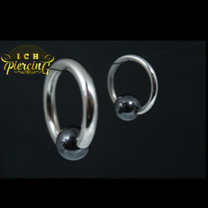 bandul piercing / mainan piercing / pemberat piercing / bandulan 14mm-16mm