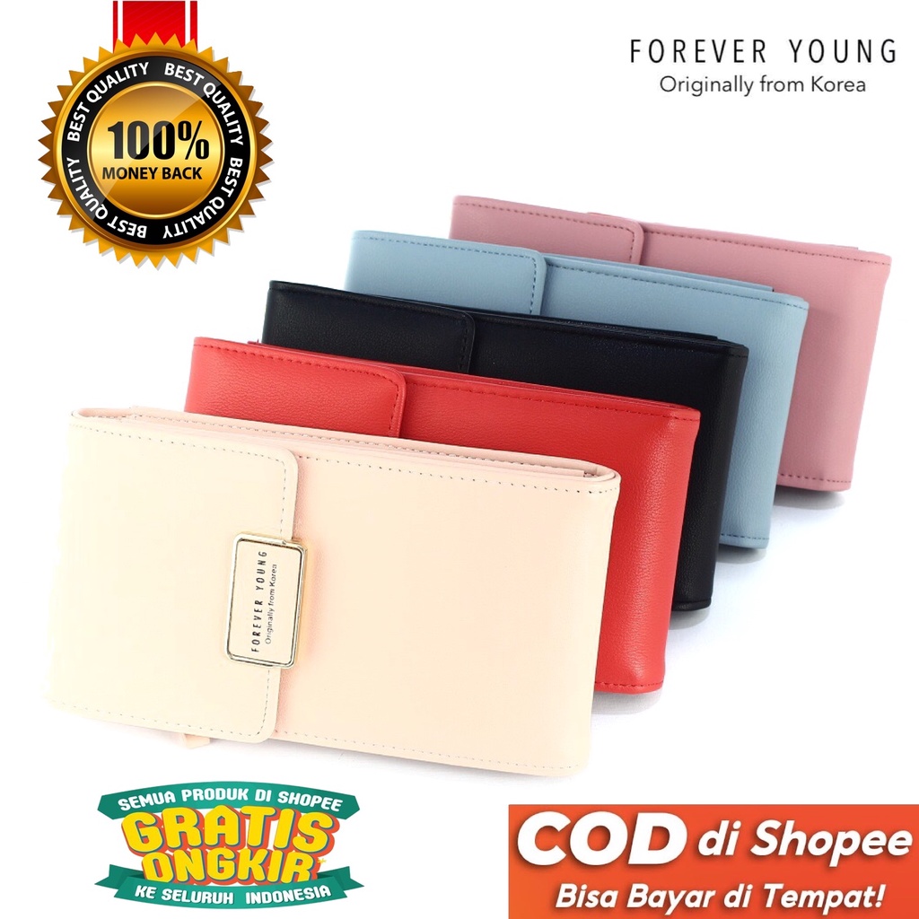 TOKOKOE - Dompet Wanita Cantik Model Panjang Korea Original Forever Young SB Series