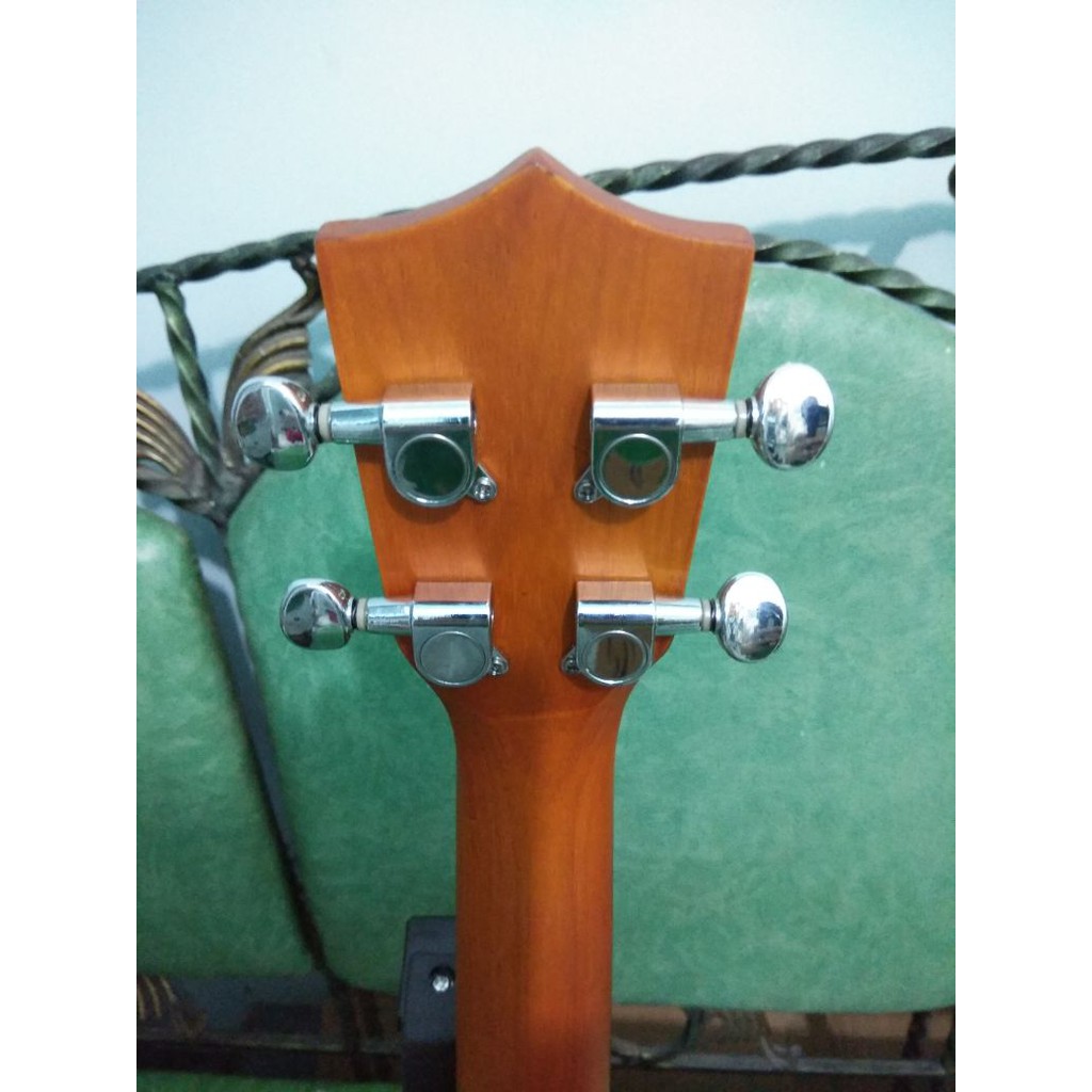 Ukulele Soprano Original Camwood Warna Brown Full Set Jakarta Murah