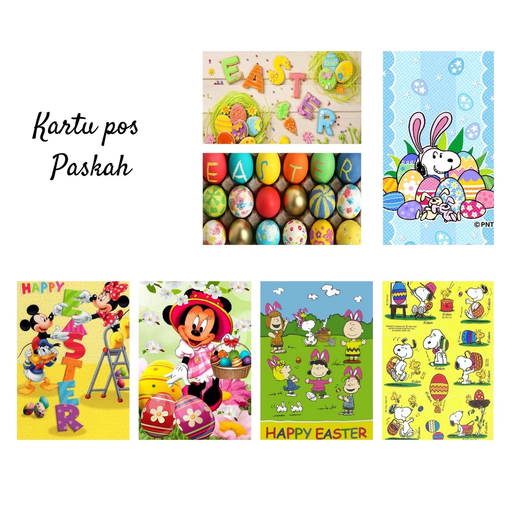 

MC- Kartu pos Kartupos Paskah / Easter Postcard
