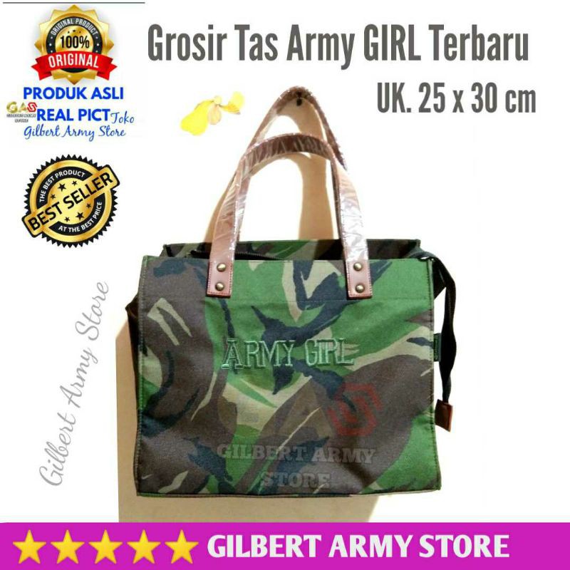 Tas Loreng Army Girls Kualitas Premium Gilbert Army Store Murah Grosir Tas Militer Tas Wanita Army Selempang slempang