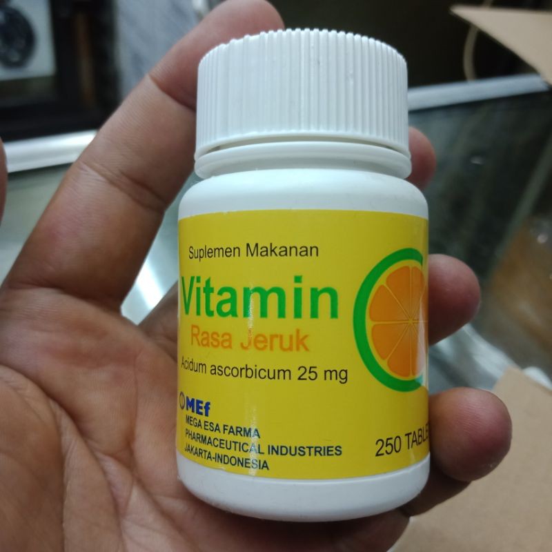 VITAMIN C 25mg Rasa Jeruk 250tablet