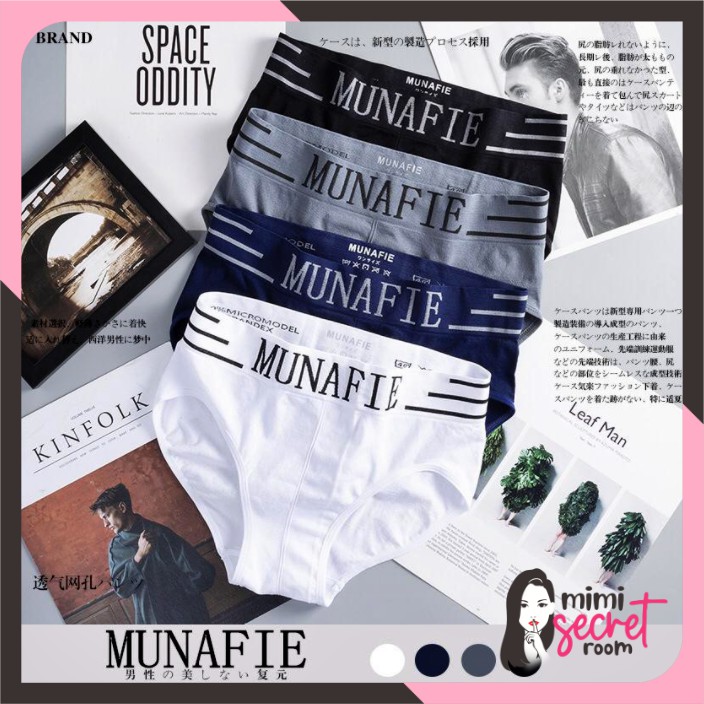 ❤ MIMI ❤ Boxer Munafie Pria CD Underwear Sempak Pria Import Murah